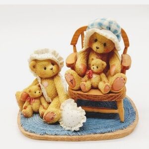 Cherished Teddies Priscilla and Greta Our Hearts Belong To You Figurine 1995